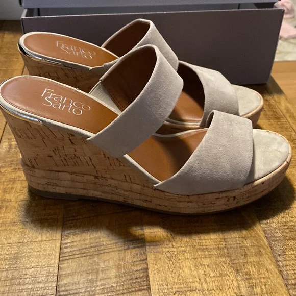 Franco sarto Foote wedge sandal sz 9 - Picture 4 of 4